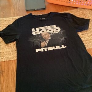 Pitbull concert tour shirt